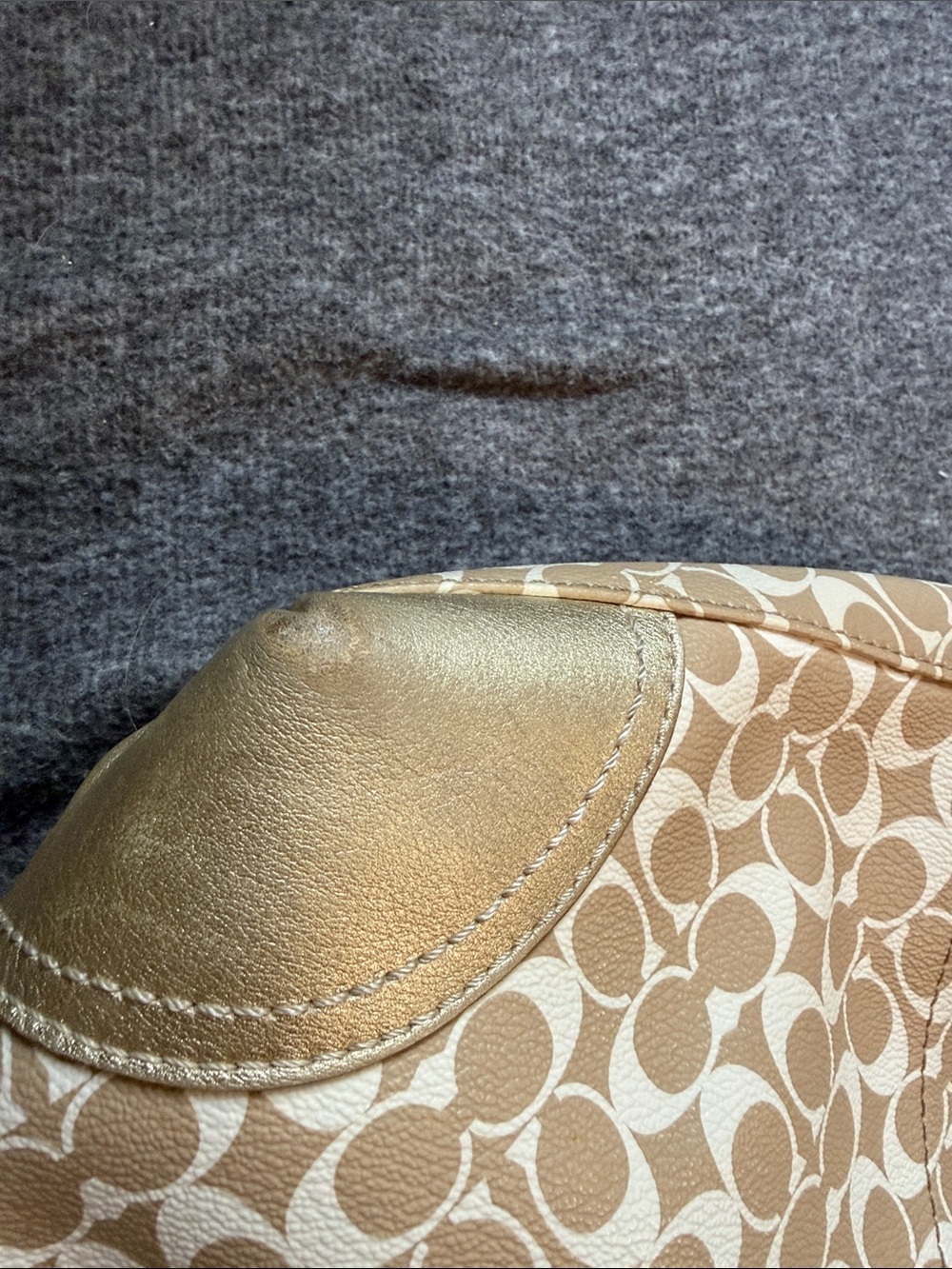 Coach Chelsea Heritage Stripe Signature Tote Bag - Picture 13 of 13
